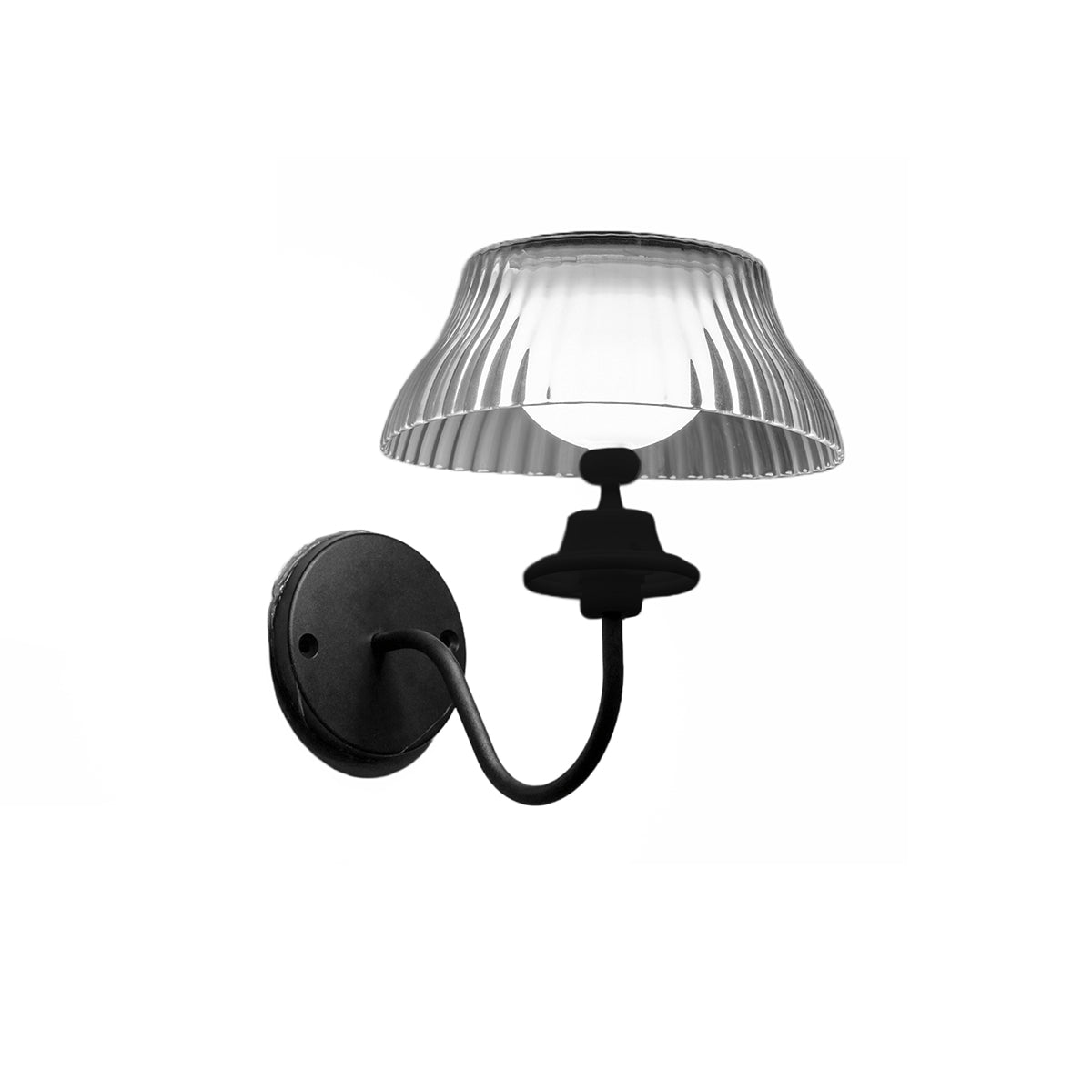 Solar-Powered LED Scallop Lamp Lights (Set of 2)