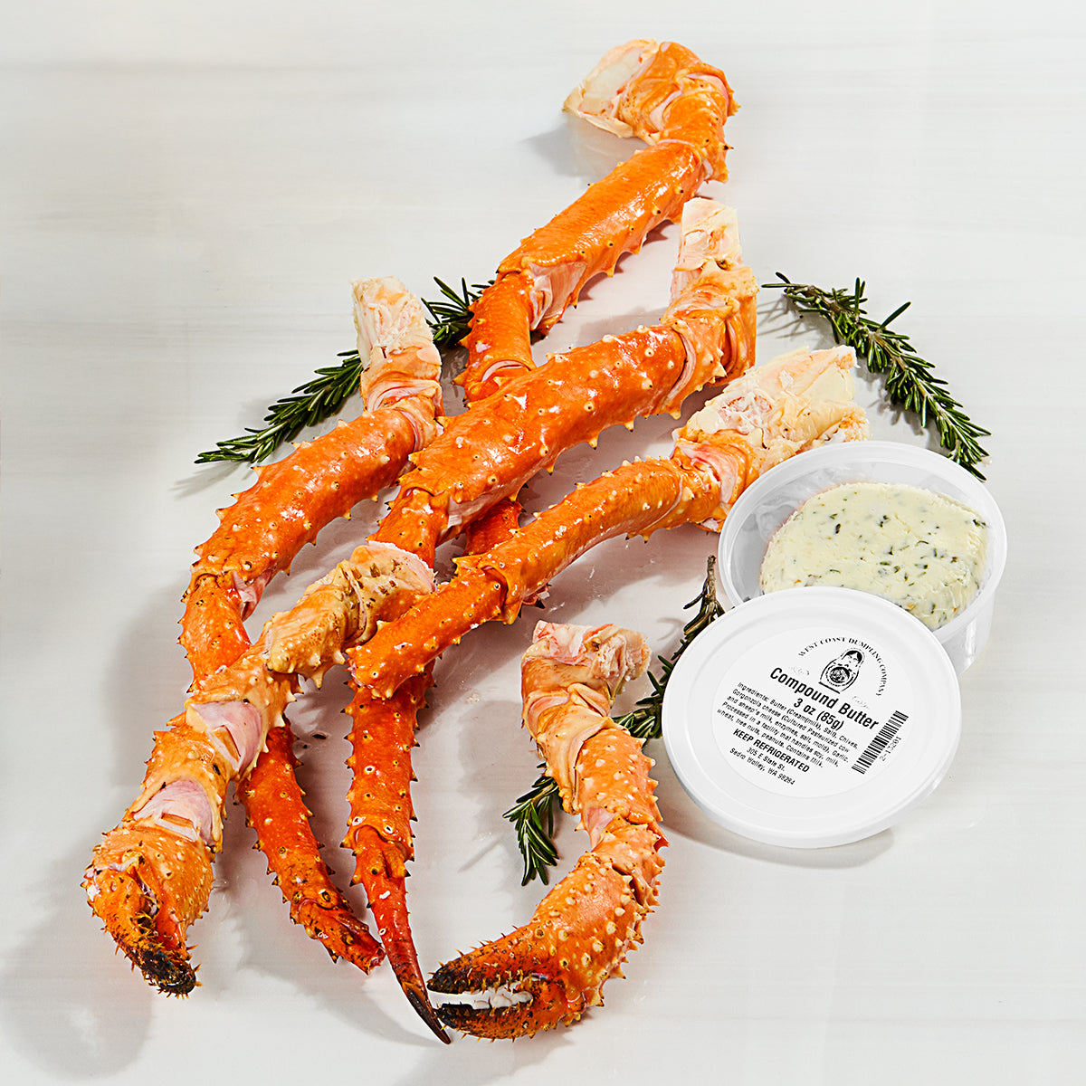 SeaBear Smokehouse Alaskan Golden King Crab Legs and Claws