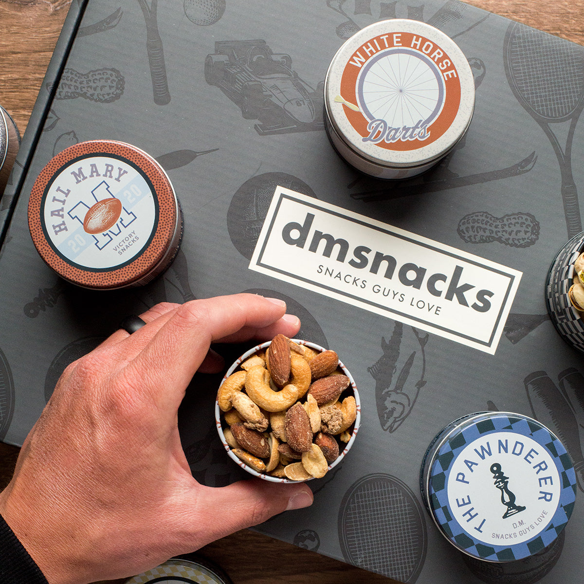 Damn, Man Bar Cart Gourmet Snack Collection