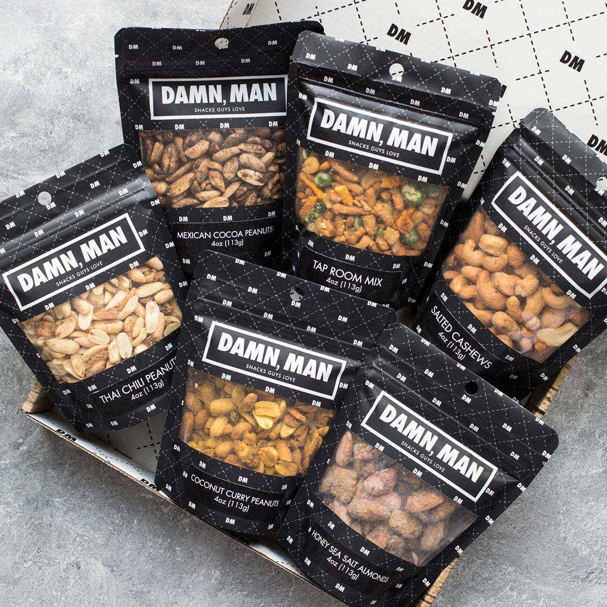 Damn, Man Manly Mixed Gourmet Nut Box