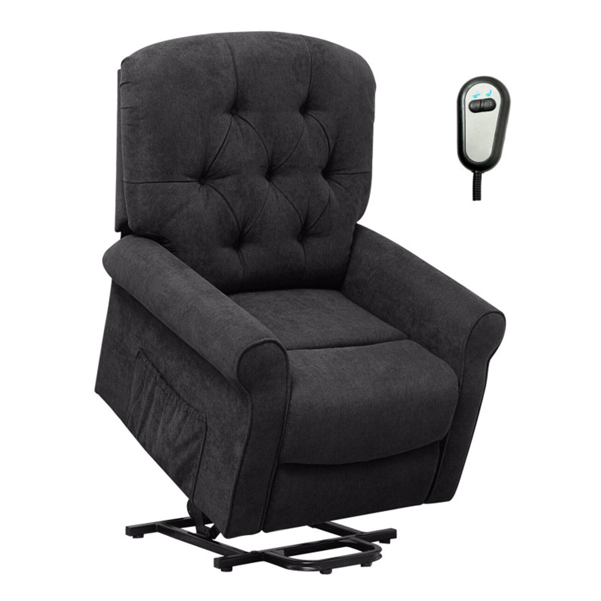 Electric Power Lift Recliner with Adjustable Backrest and Footrest
