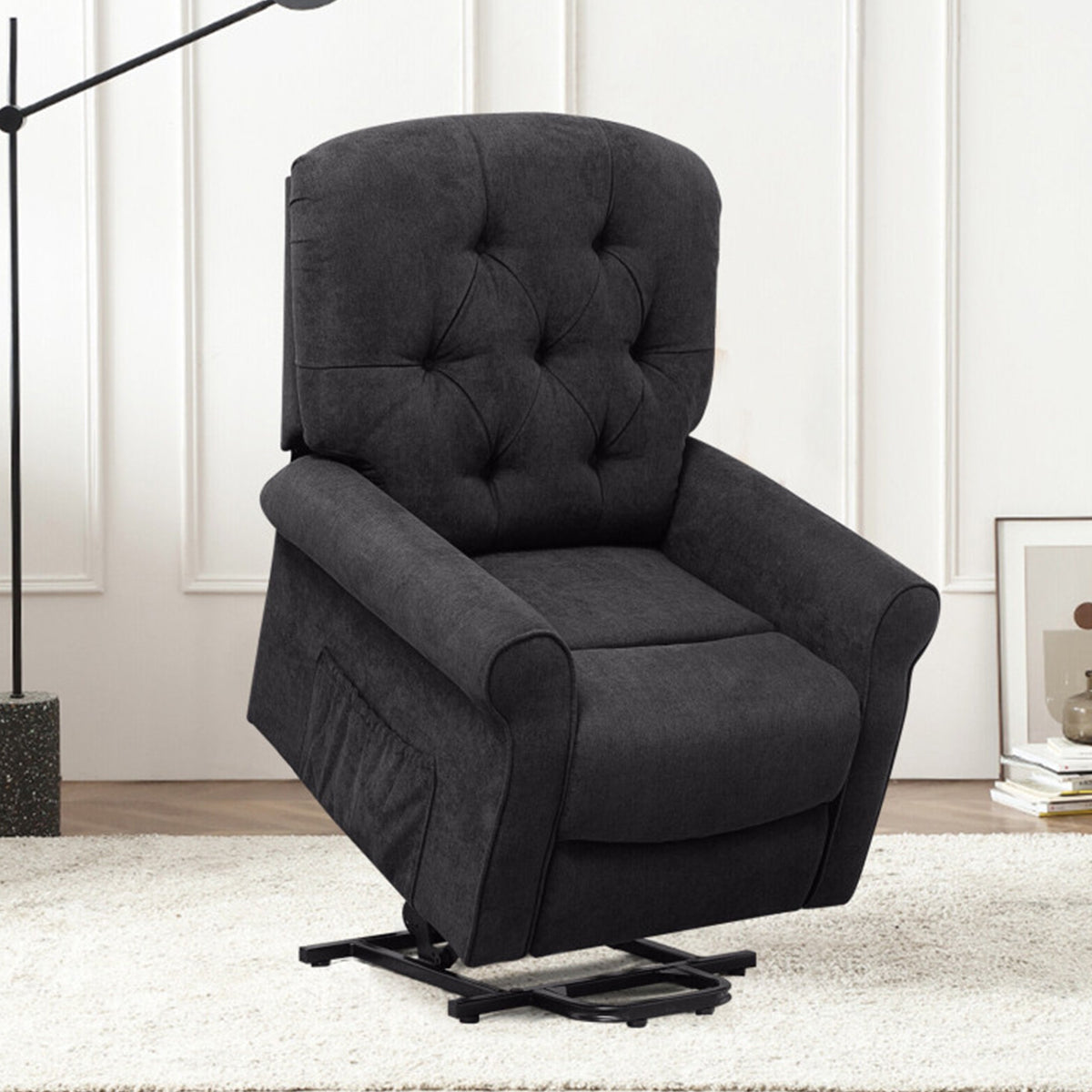 Electric Power Lift Recliner with Adjustable Backrest and Footrest