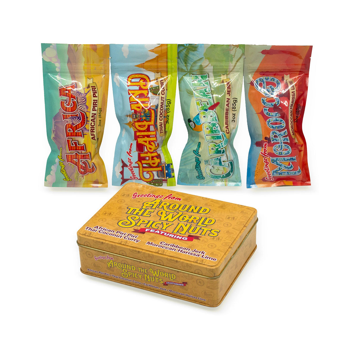 Sugar Plum Around the World Spicy Nut Sampler