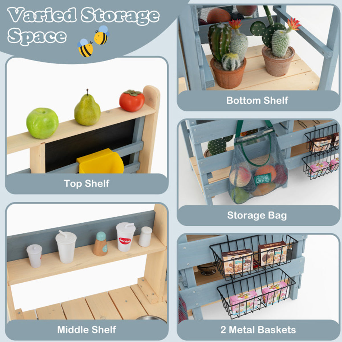 2-in-1 Outdoor Mud Kitchen