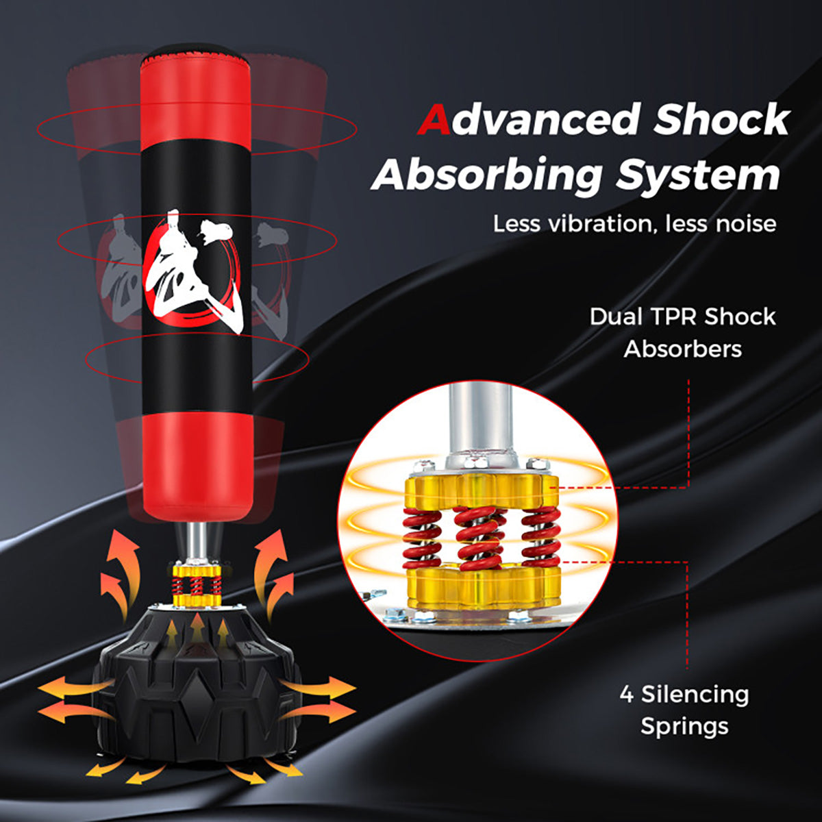 70'' Freestanding Punching Bag