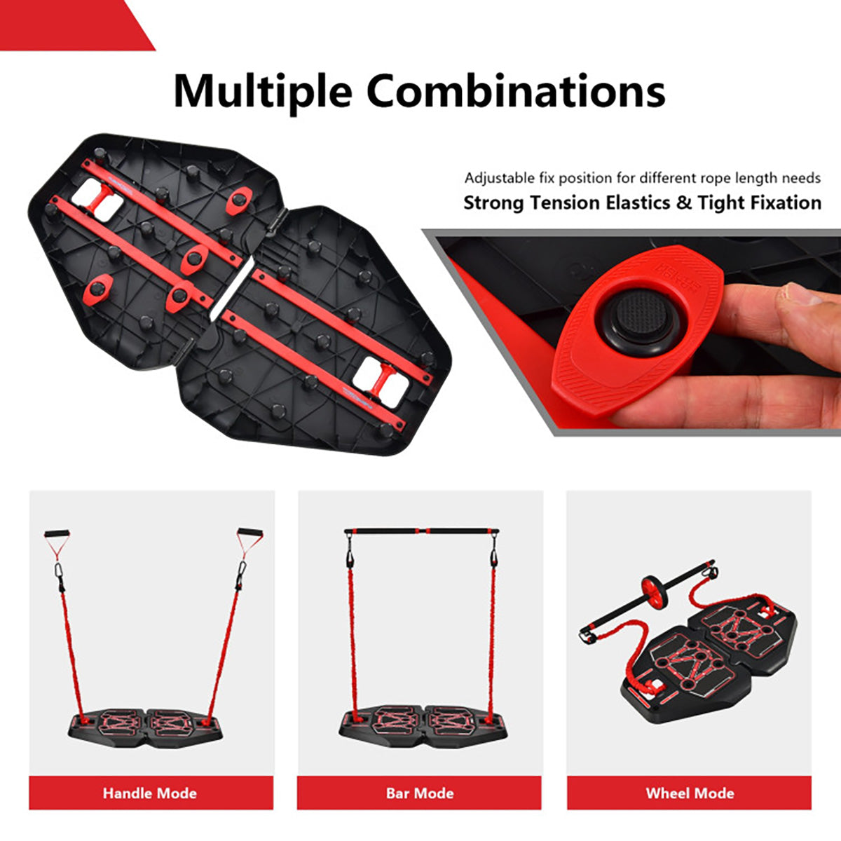 All-in-One Portable Pushup Board Home Gym