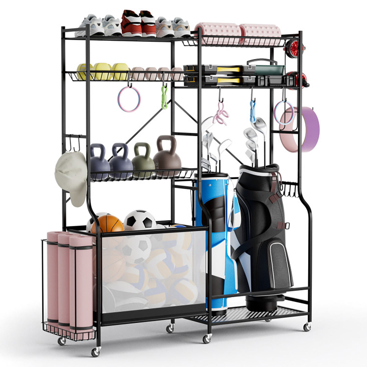 Sports Equipment Garage Organizer