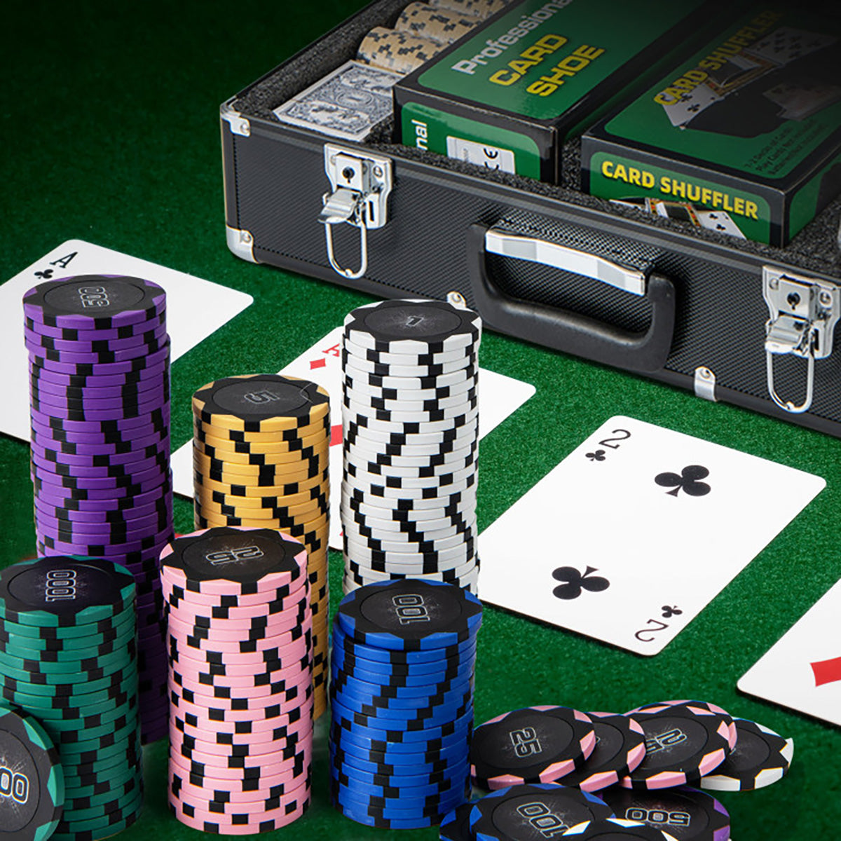 600-Piece Poker Chip and Game Set