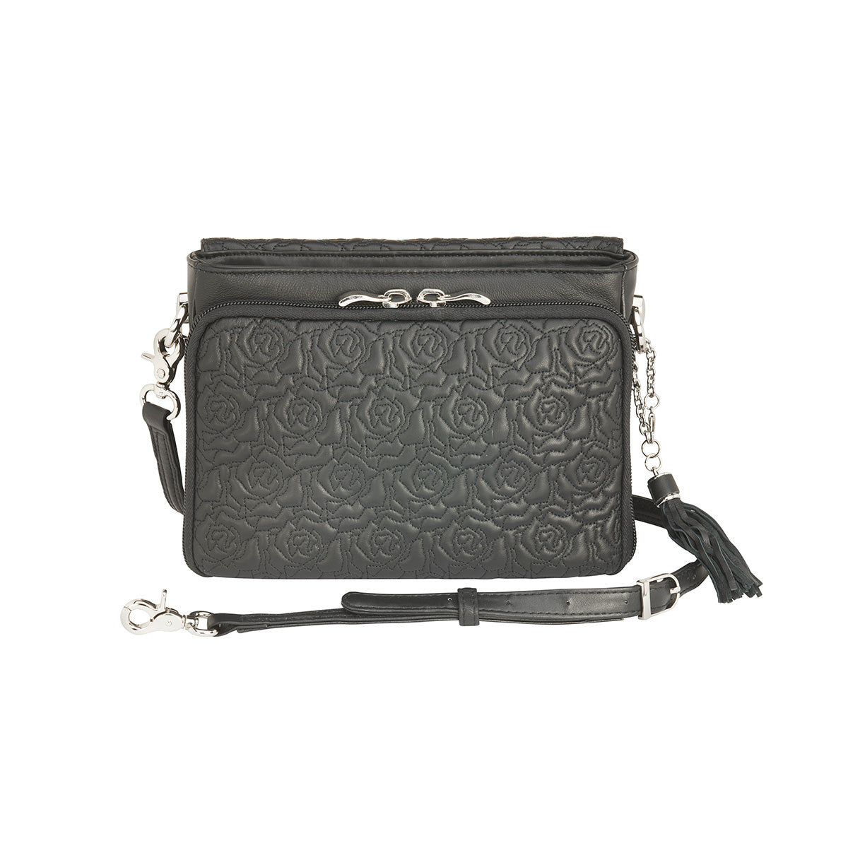 Concealed Carry Embroidered Clutch Crossbody