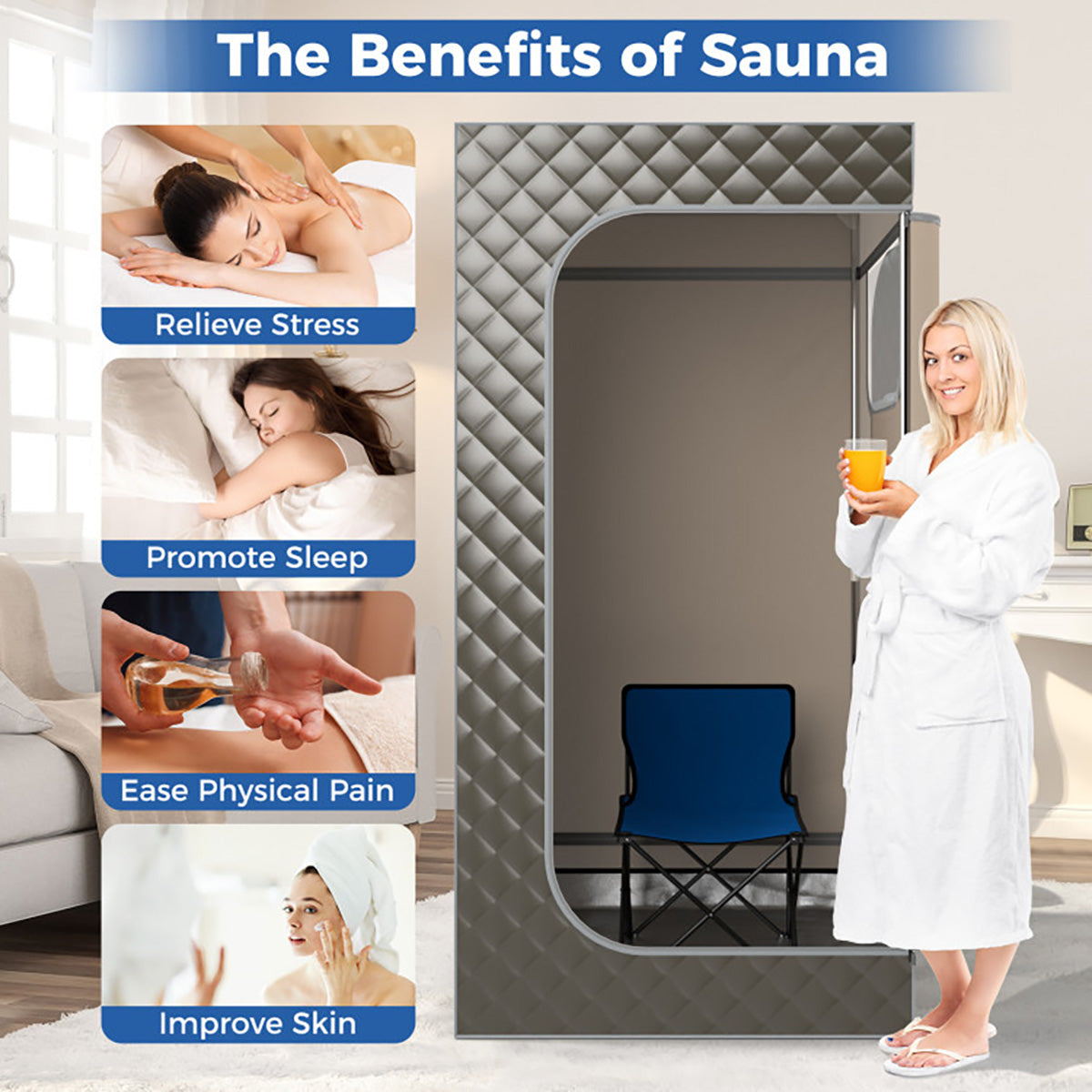 Portable Full Body Steam Sauna