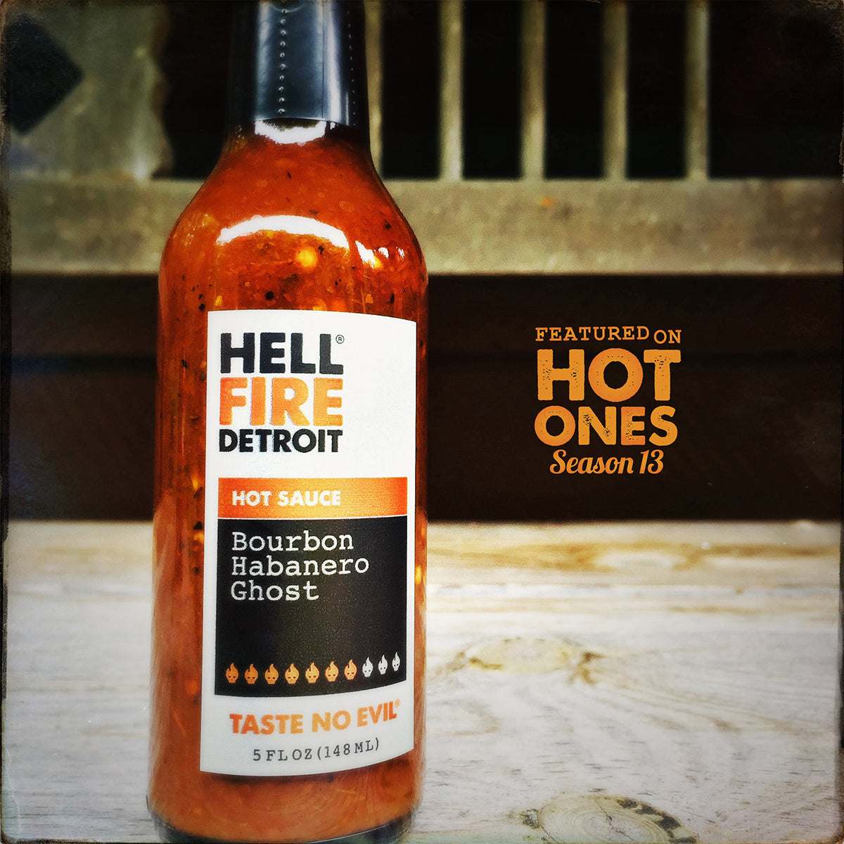 Hell Fire Detroit Inferno Hot Sauce Gift Set