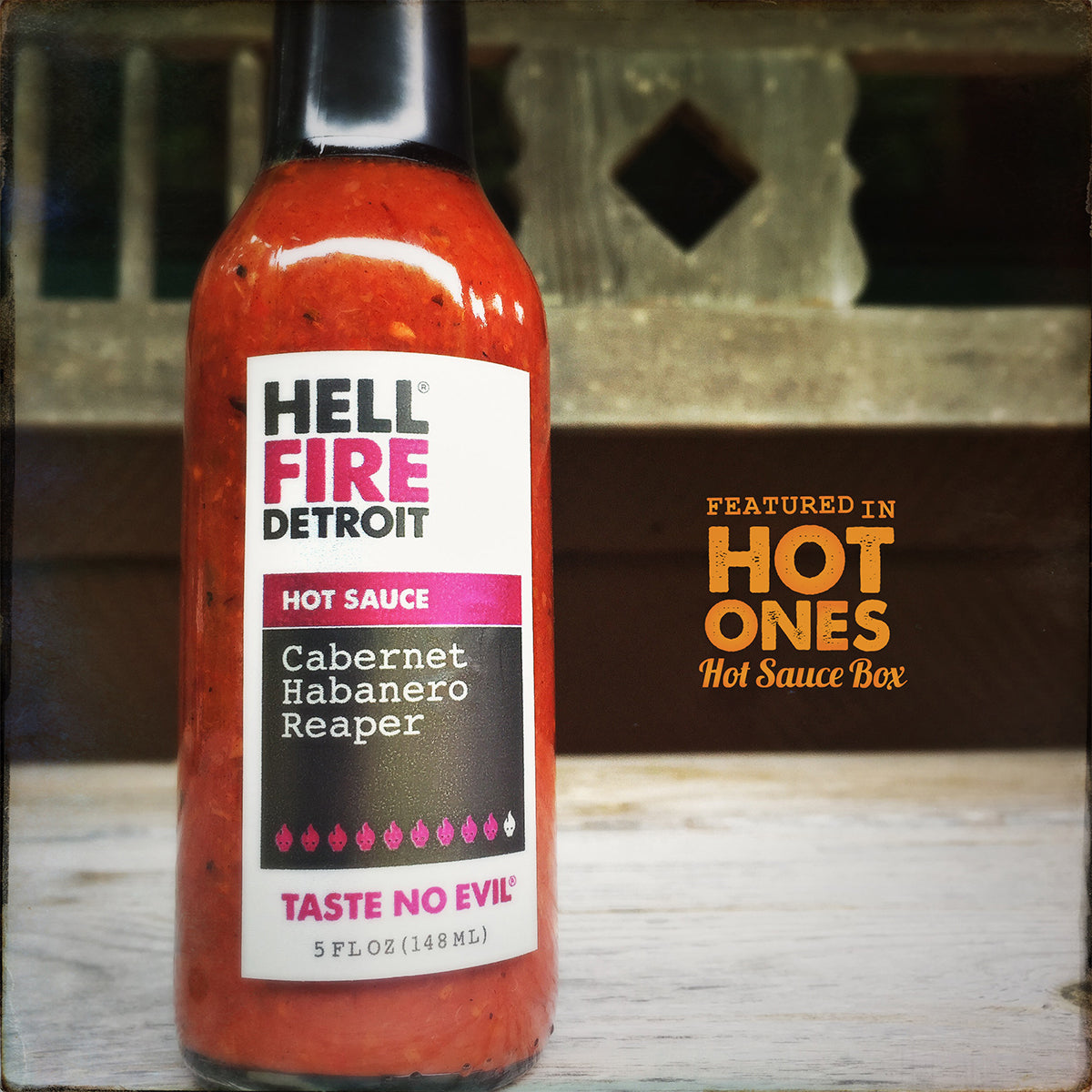 Hell Fire Detroit Inferno Hot Sauce Gift Set