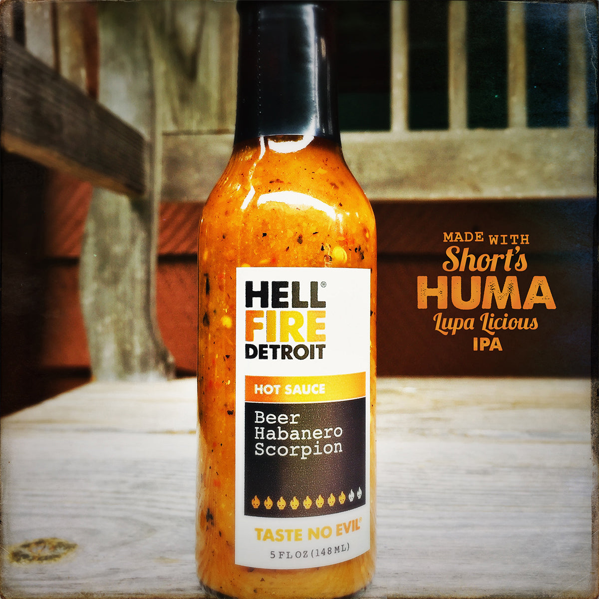 Hell Fire Detroit Inferno Hot Sauce Gift Set