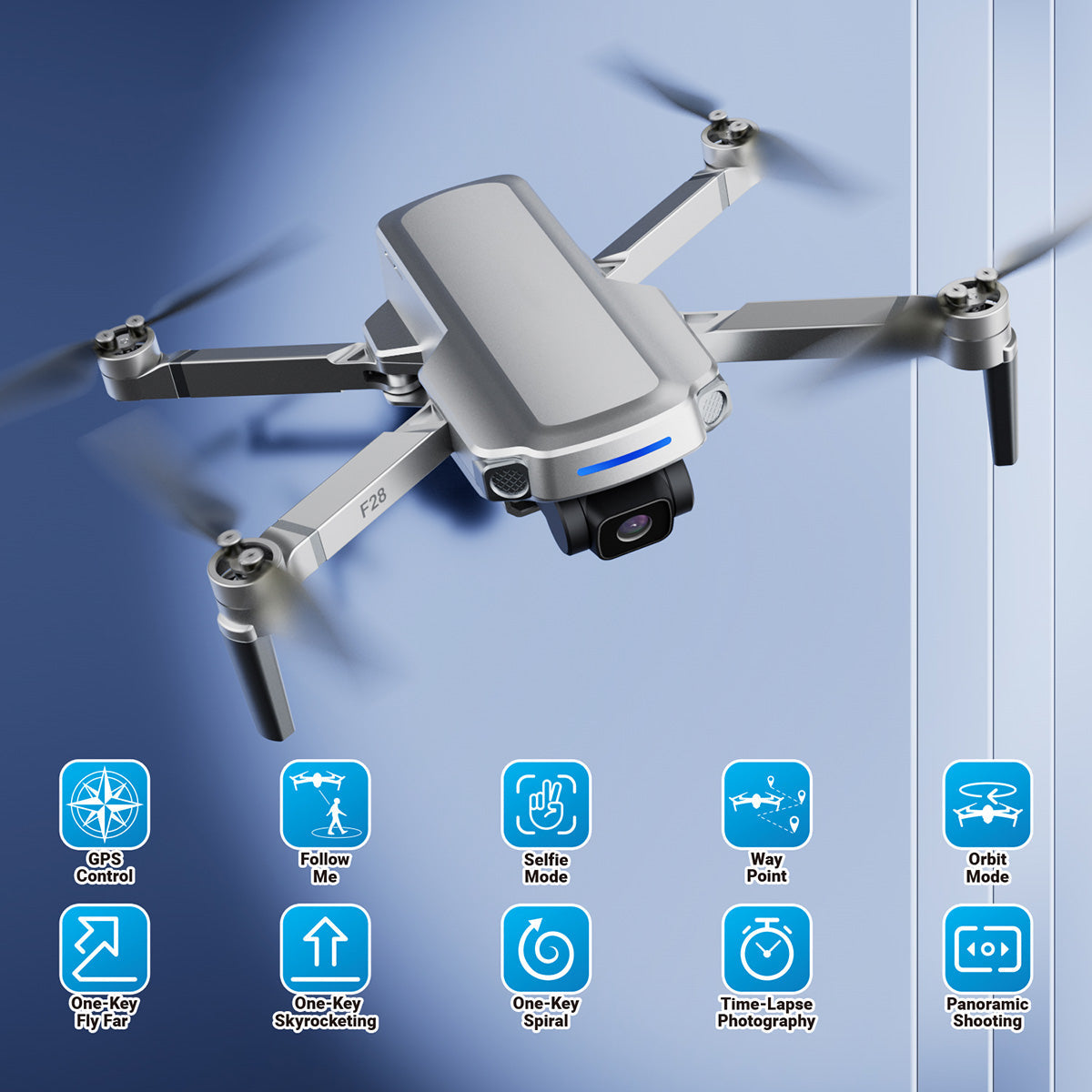 Foldable Drone with 2K FHD Camera