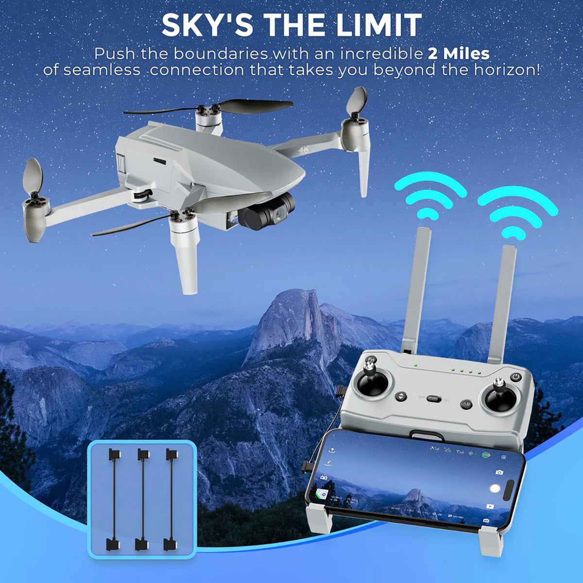 First-Person View 4K UHD Camera Drone