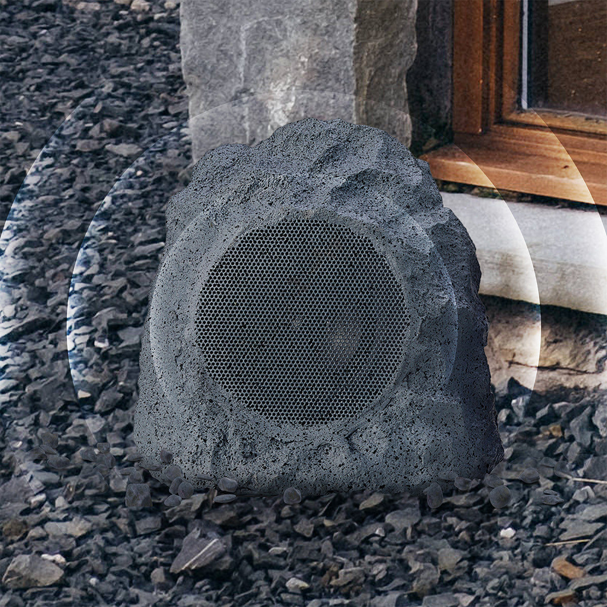 Outdoor Bluetooth Rock Speakers (Set of 2)