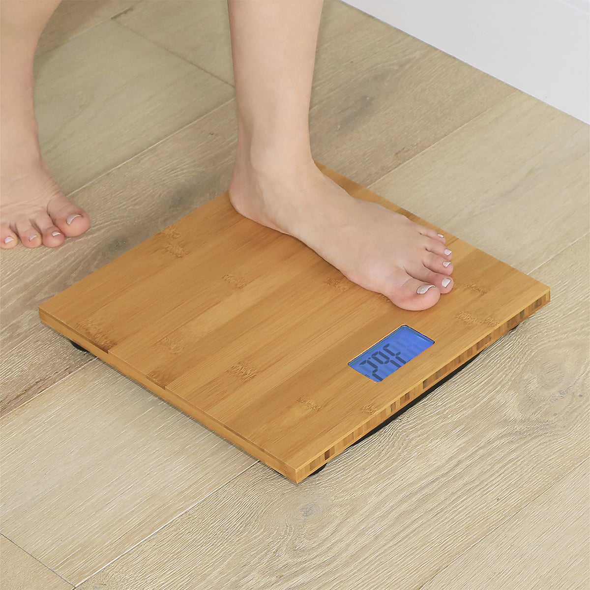 Bamboo Bathroom Scale