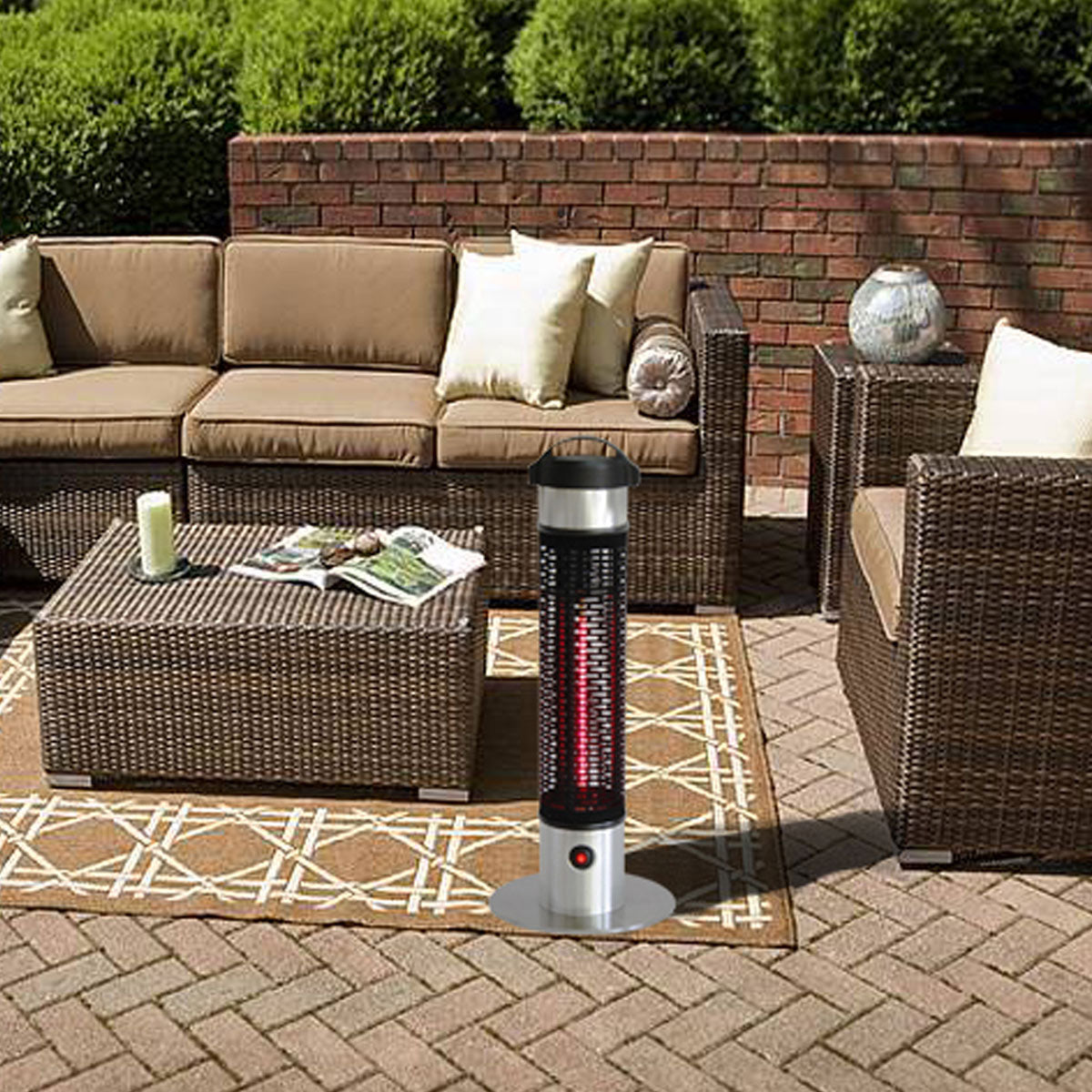 1000-Watt Portable Infrared Outdoor Heater