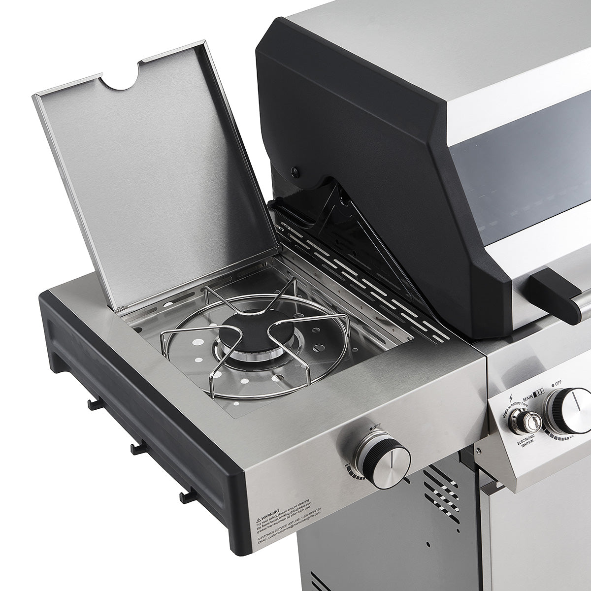 450 sq. in. Smart Grill with Clearview Lid
