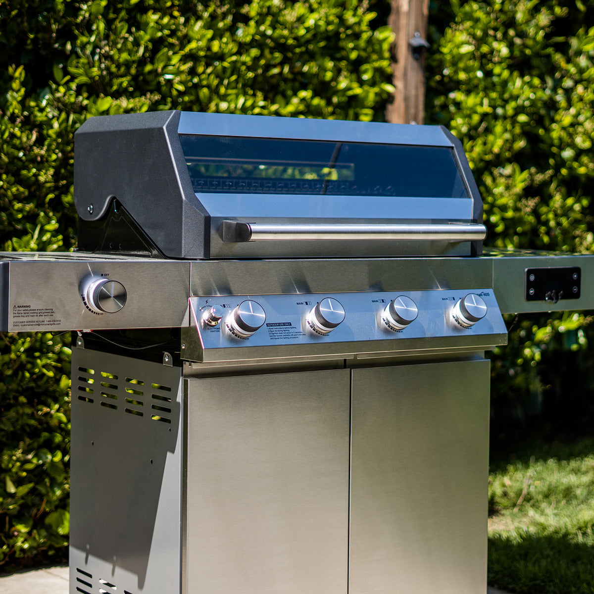 450 sq. in. Smart Grill with Clearview Lid