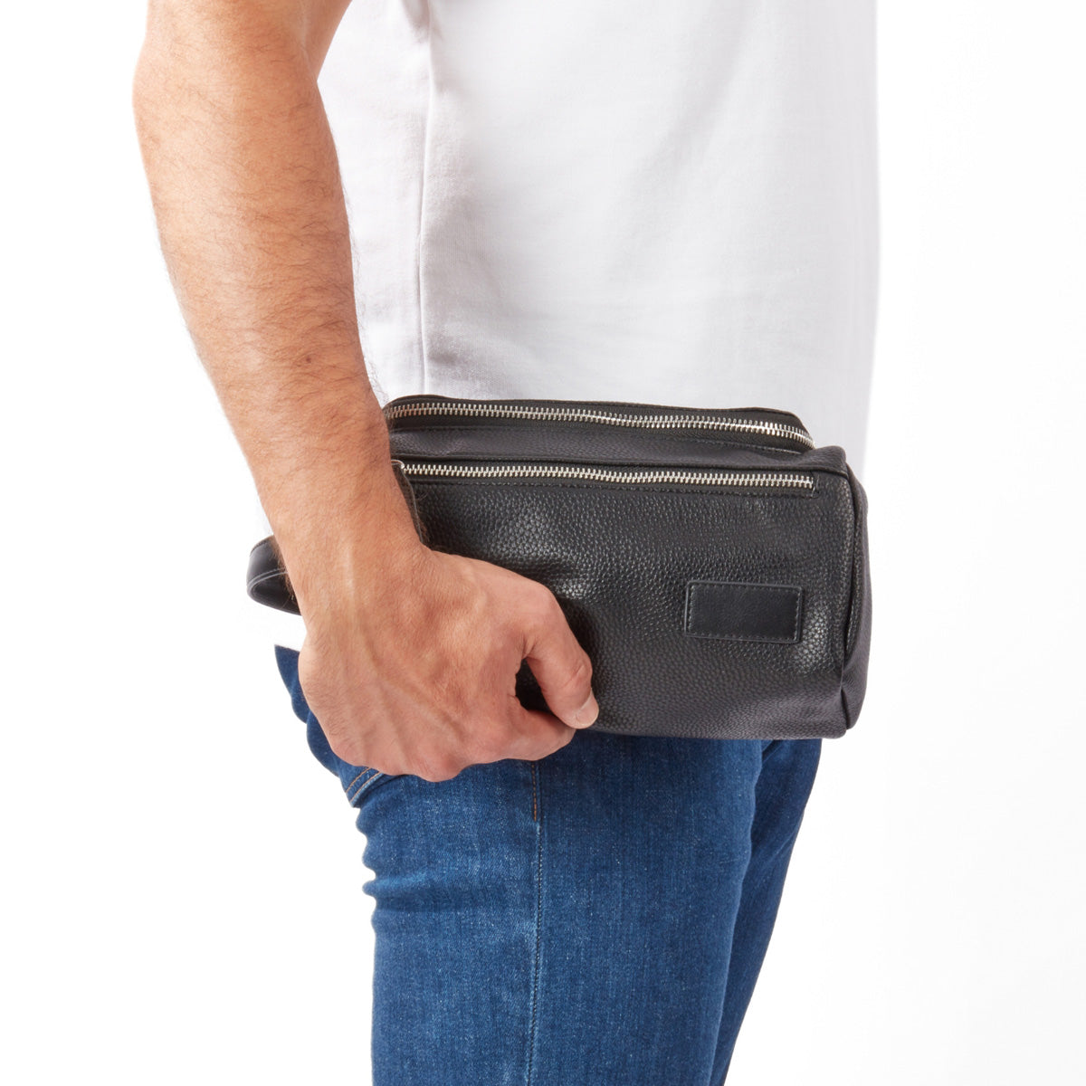 Premium Leather Toiletry Bag