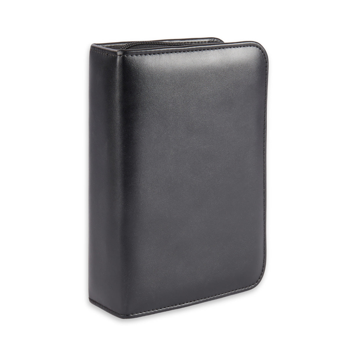 9 Pc. Black Leather Travel Golf Set with Flask