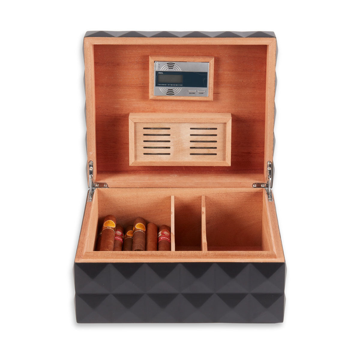 75 Cigar Humidor in Pyramid Design