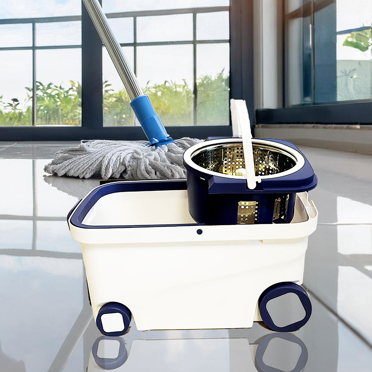 Spin Mop and Bucket Set