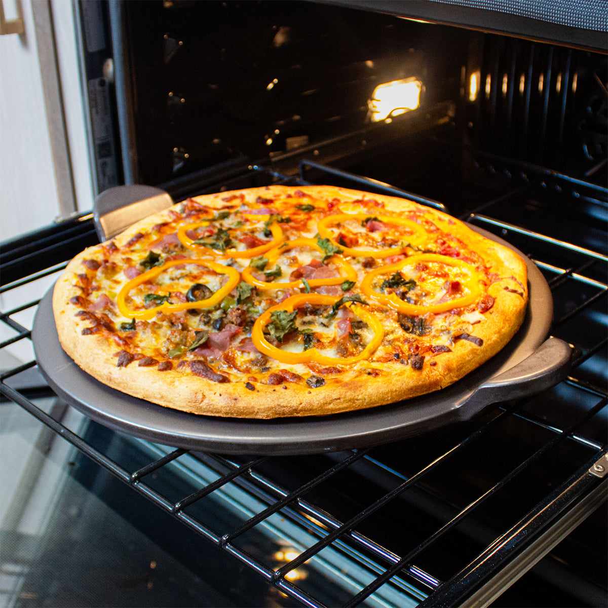 3-Piece Glazed Pizza Stone Set