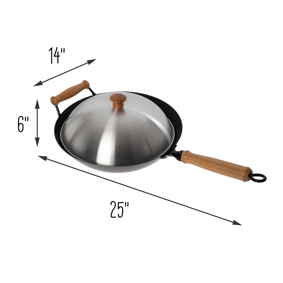 10-Piece 14'' Nonstick Wok Set