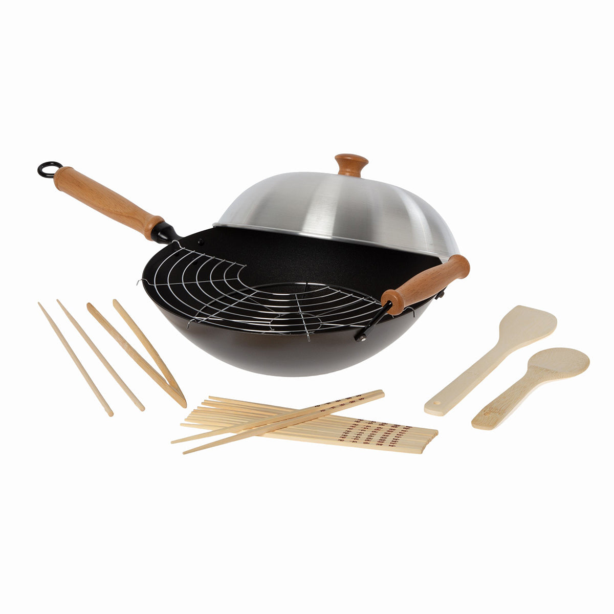 10-Piece 14'' Nonstick Wok Set