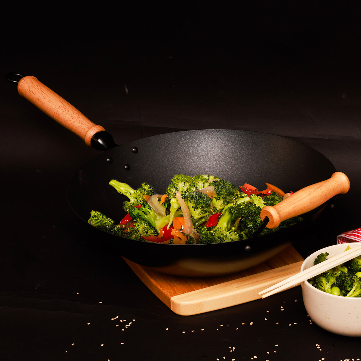 10-Piece 14'' Nonstick Wok Set