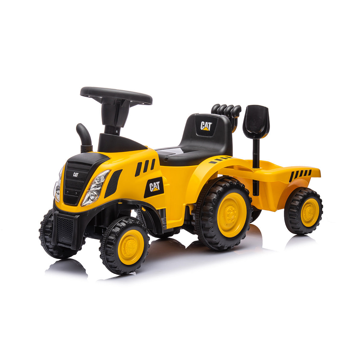 CAT Tractor with Trailer Foot to Floor Ride-On