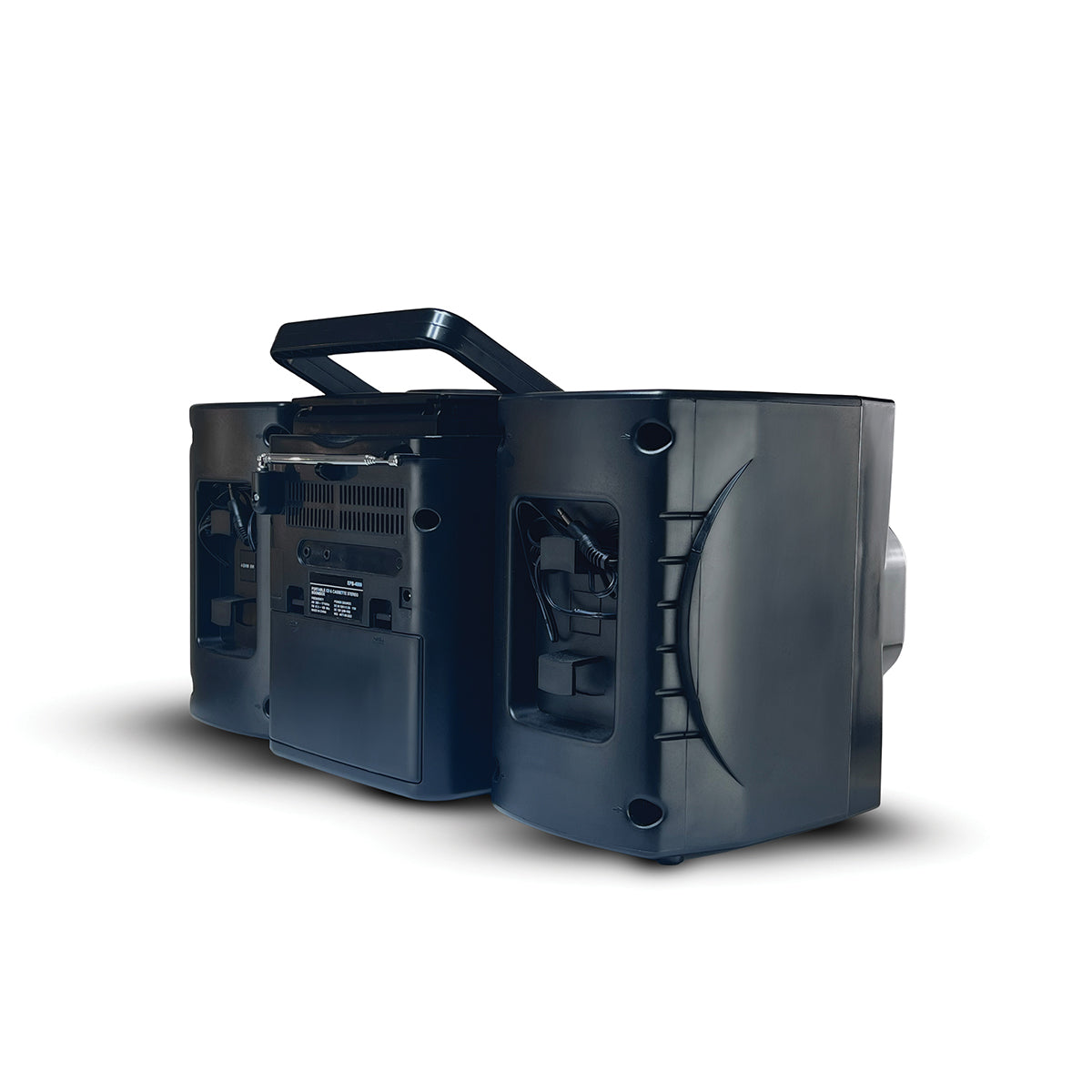 Portable CD and Cassette Stereo Boombox