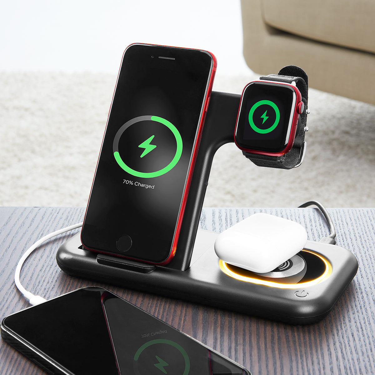 4-in-1 Foldable Apple Charging Station