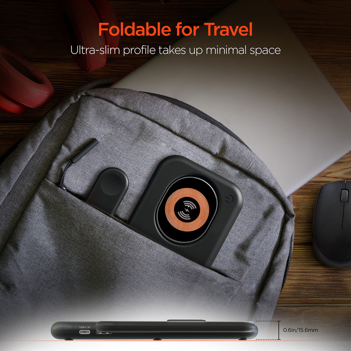 4-in-1 Foldable Apple Charging Station
