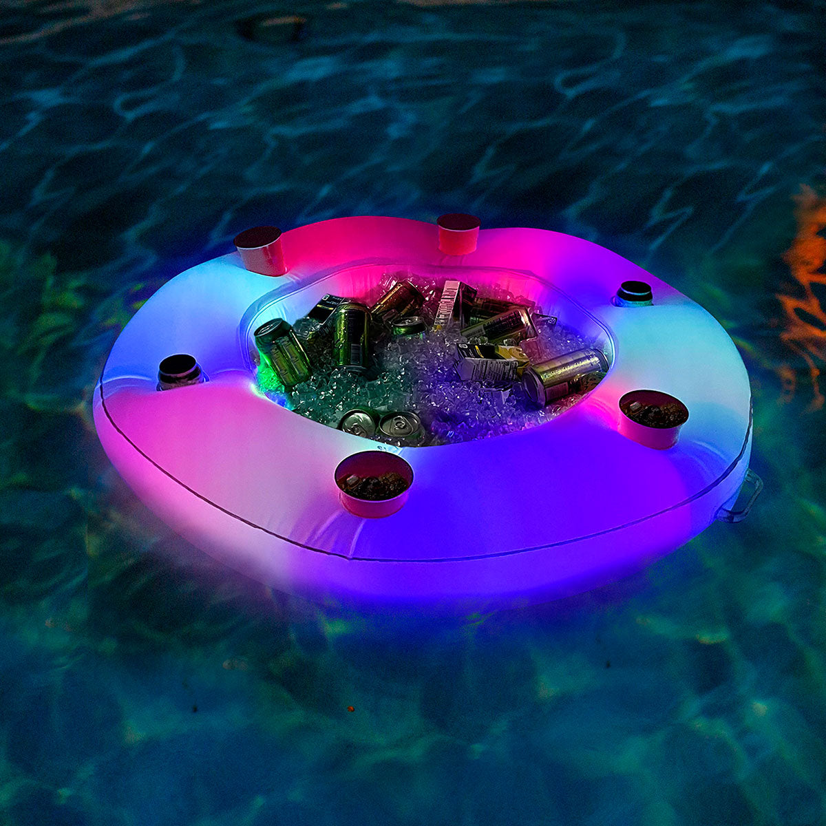 LED Inflatable Pool Beverage Cooler