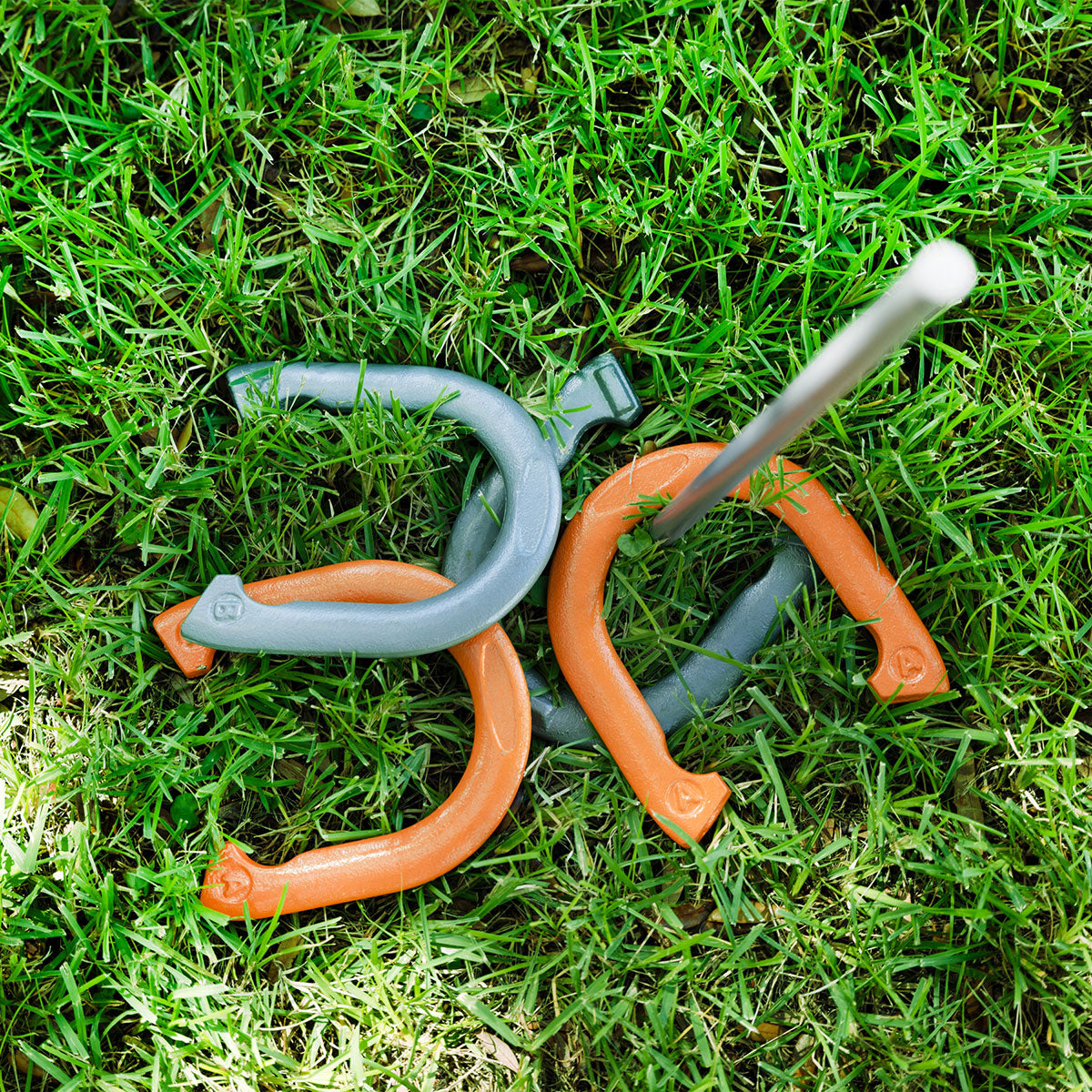 Camo Metal Horseshoe Set