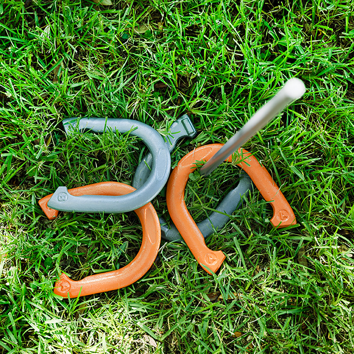 Camo Metal Horseshoe Set