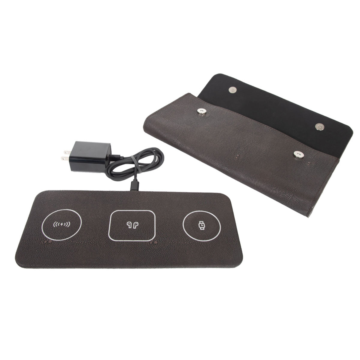 Brouk & Co Ace 3 in 1 Portable Wireless Fast Charging Pad