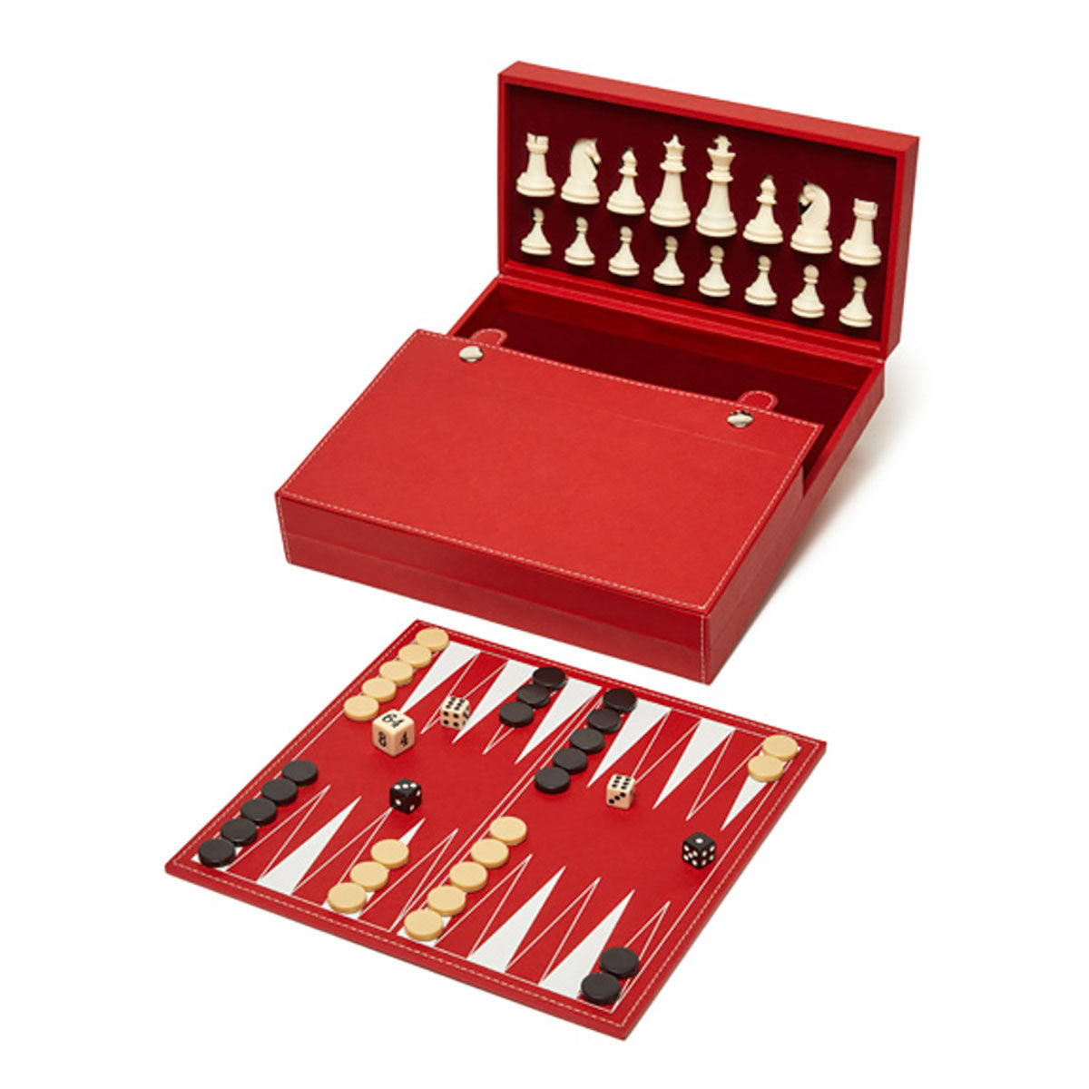 Brouk & Co Bryson Backgammon and Chess Set