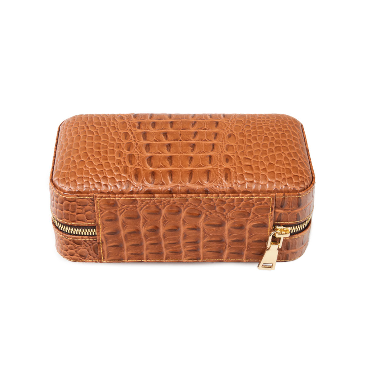 Brouk & Co Cain Croc Cigar Travel Case