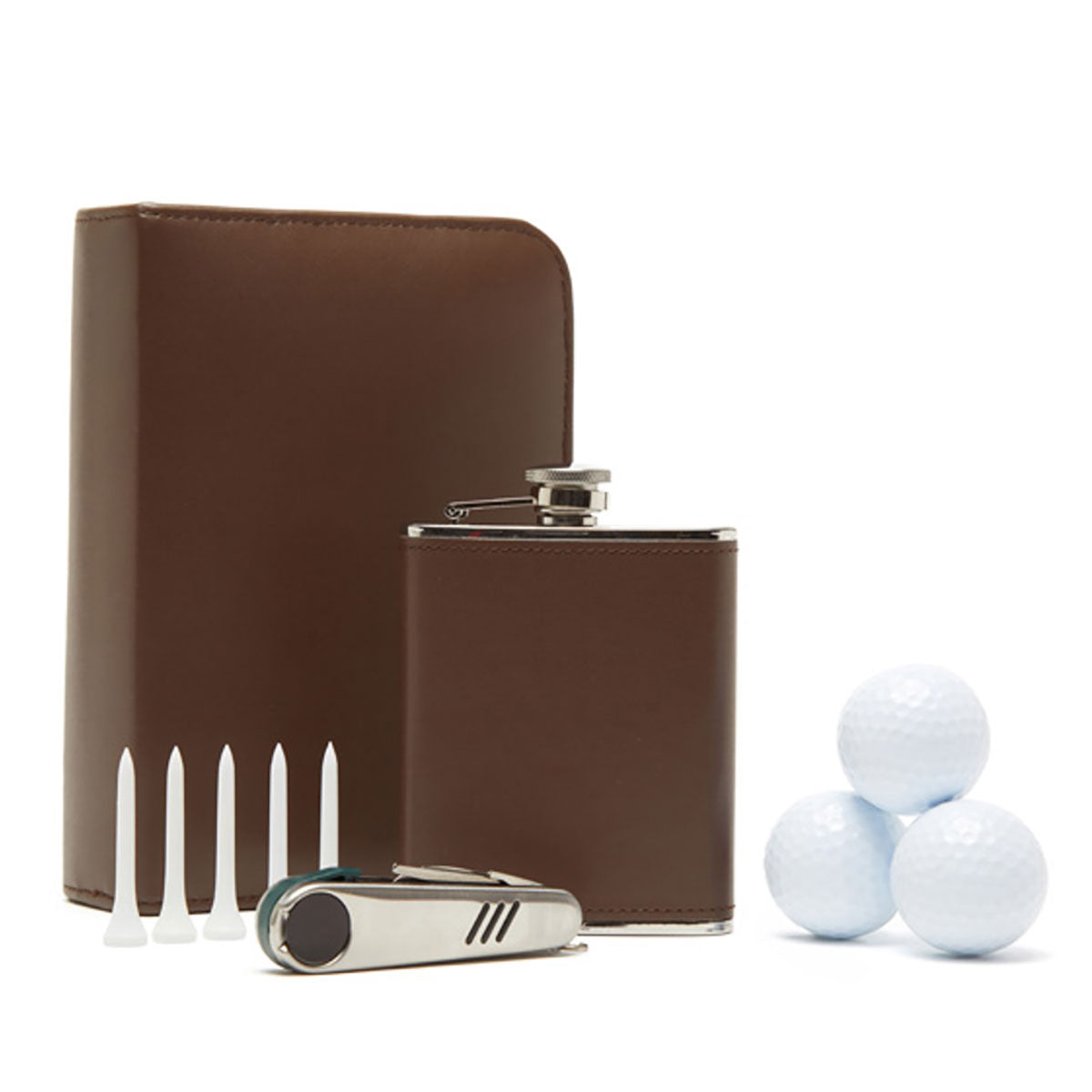 Brouk & Co Hole in One Golf and Flask Kit