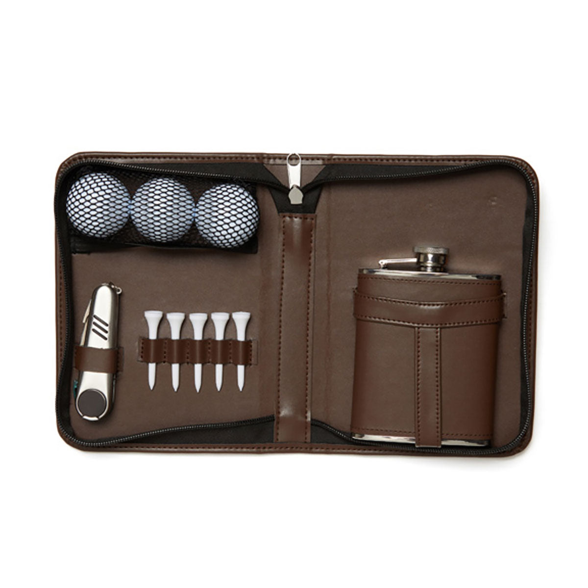 Brouk & Co Hole in One Golf and Flask Kit