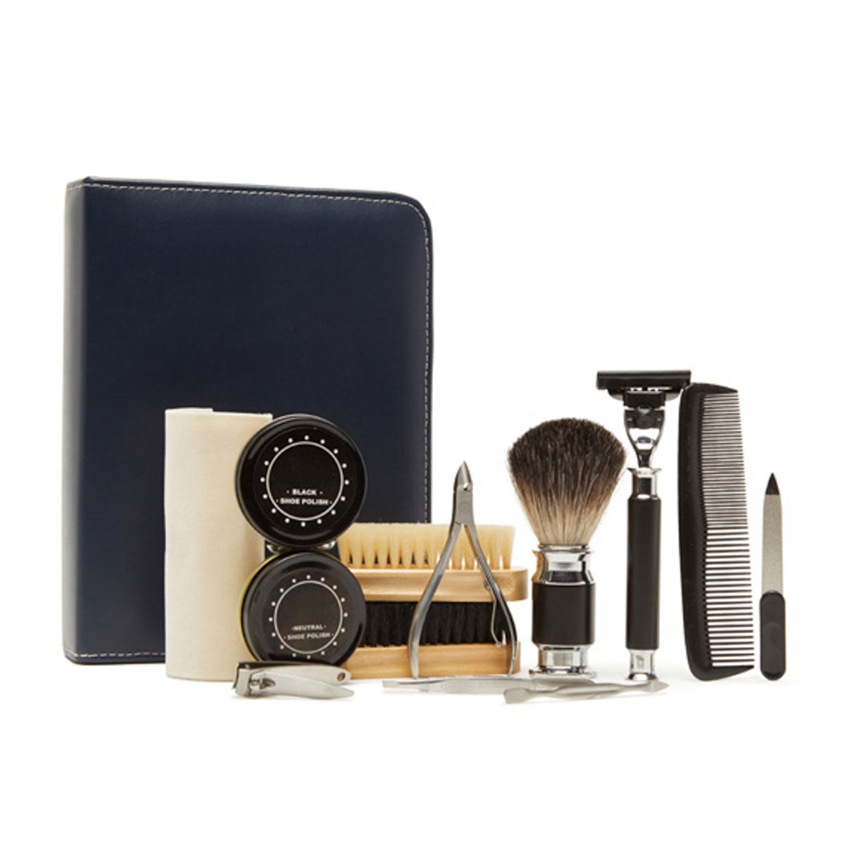 Brouk & Co On the Go Grooming and Shoe Shine Kit