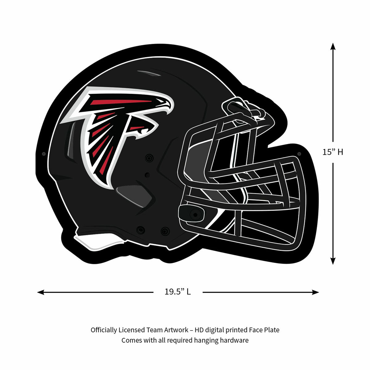 NFL Backlit Helmet Wall Sign