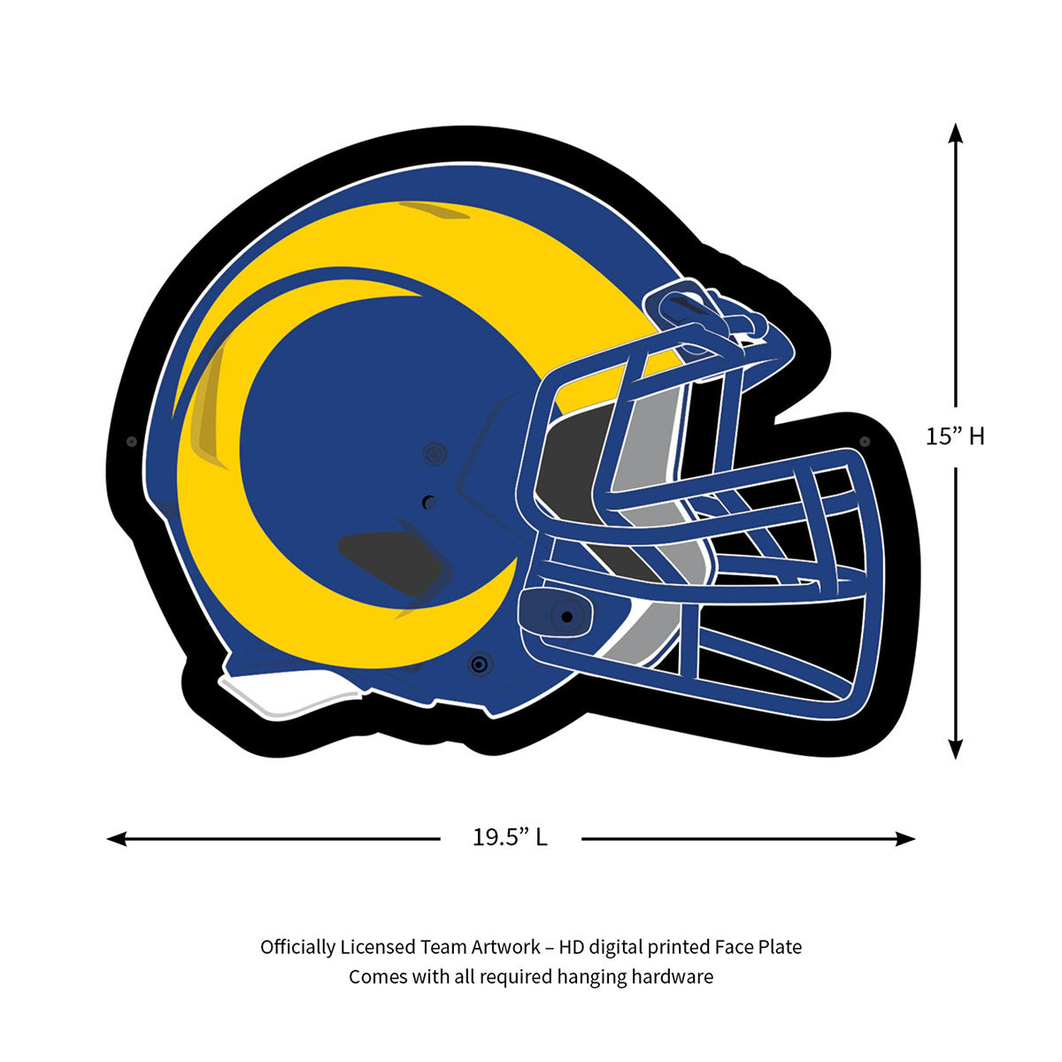 NFL Backlit Helmet Wall Sign
