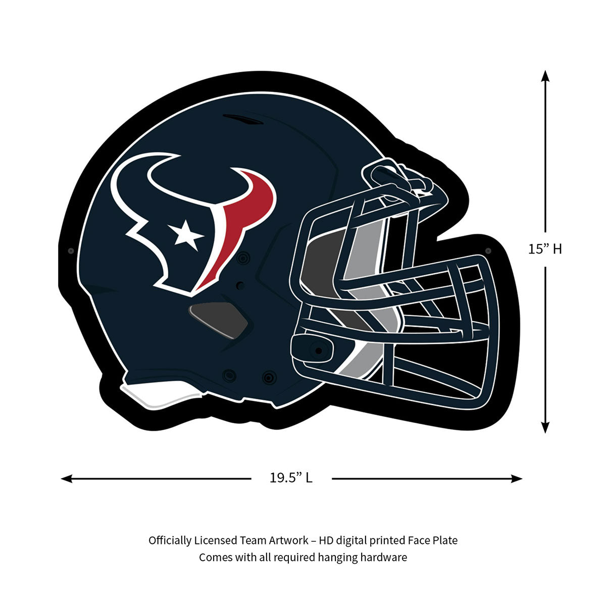 NFL Backlit Helmet Wall Sign