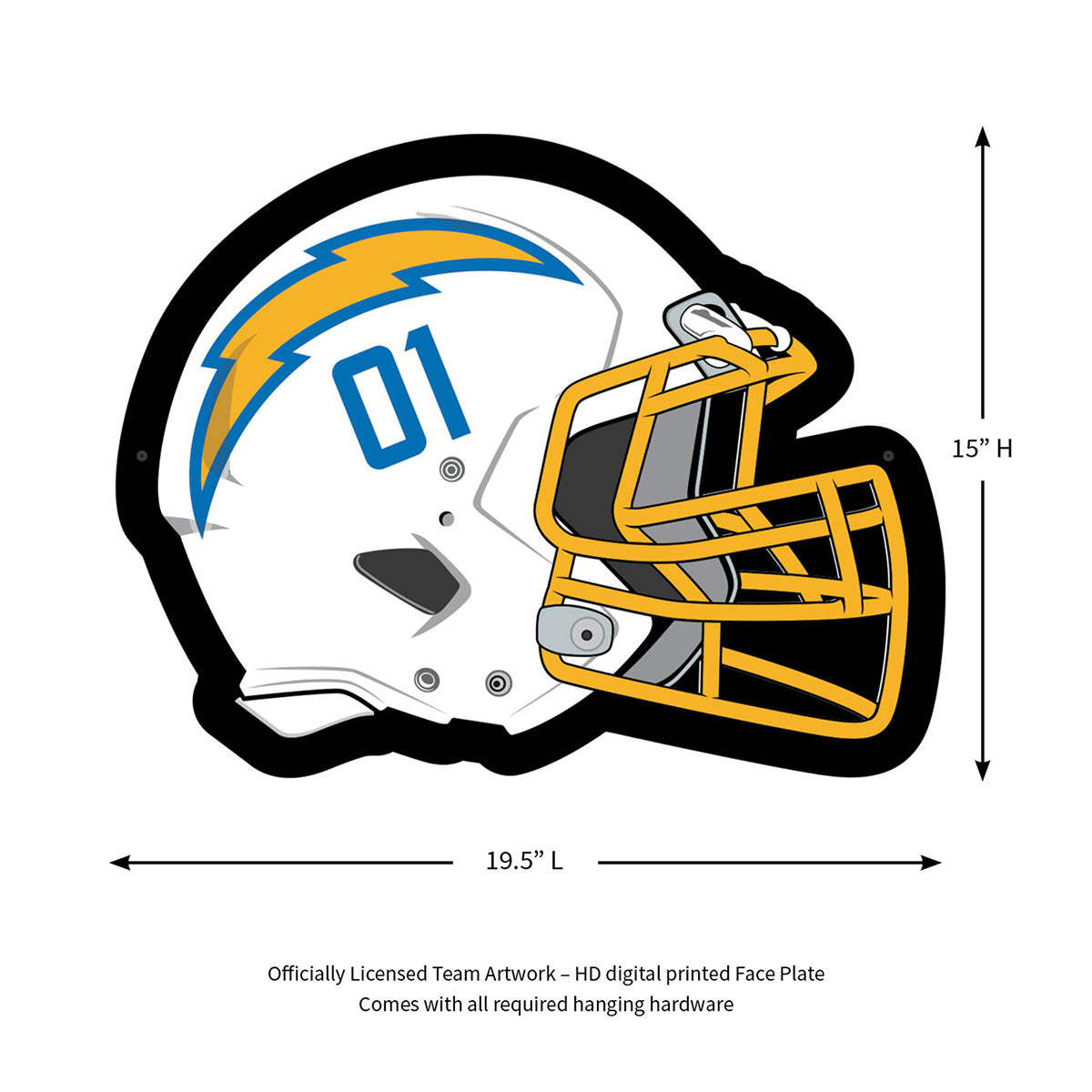 NFL Backlit Helmet Wall Sign