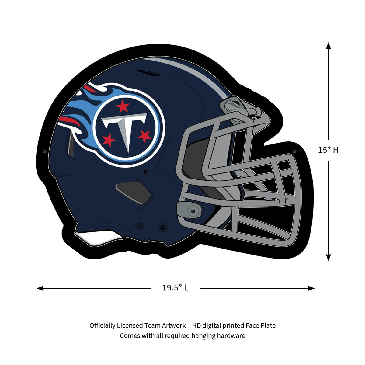 NFL Backlit Helmet Wall Sign